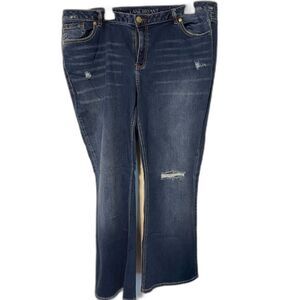 Lane Bryant Bootcut Women's Ripped Denim Jean 20